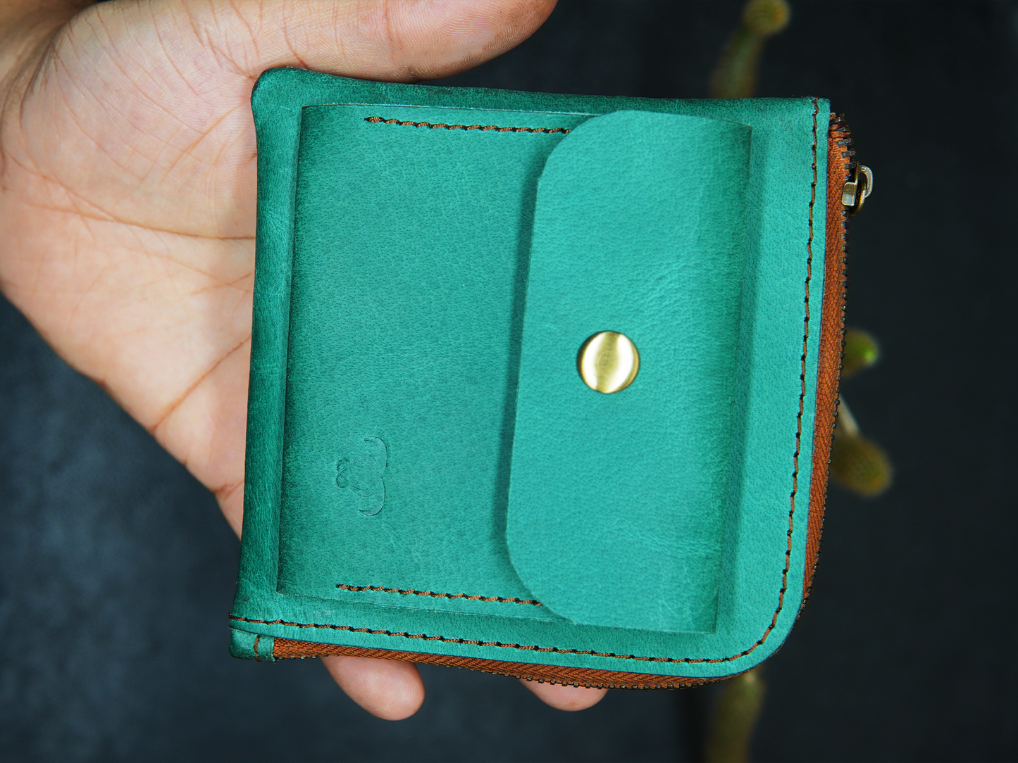 Fresh equa handmade leather wallet