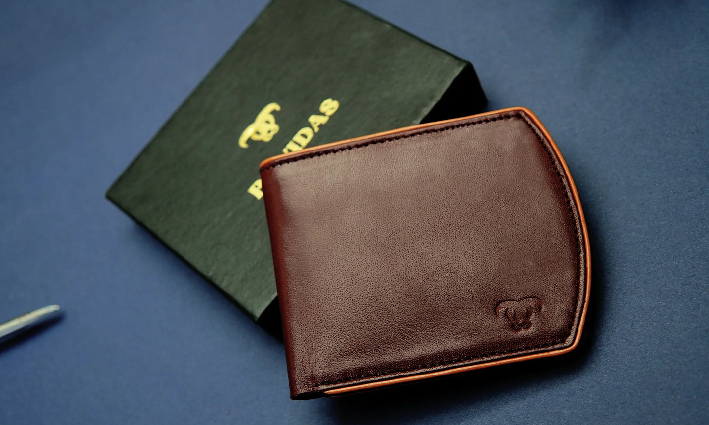 Handmade men’s leather wallet with premium quality and stylish design