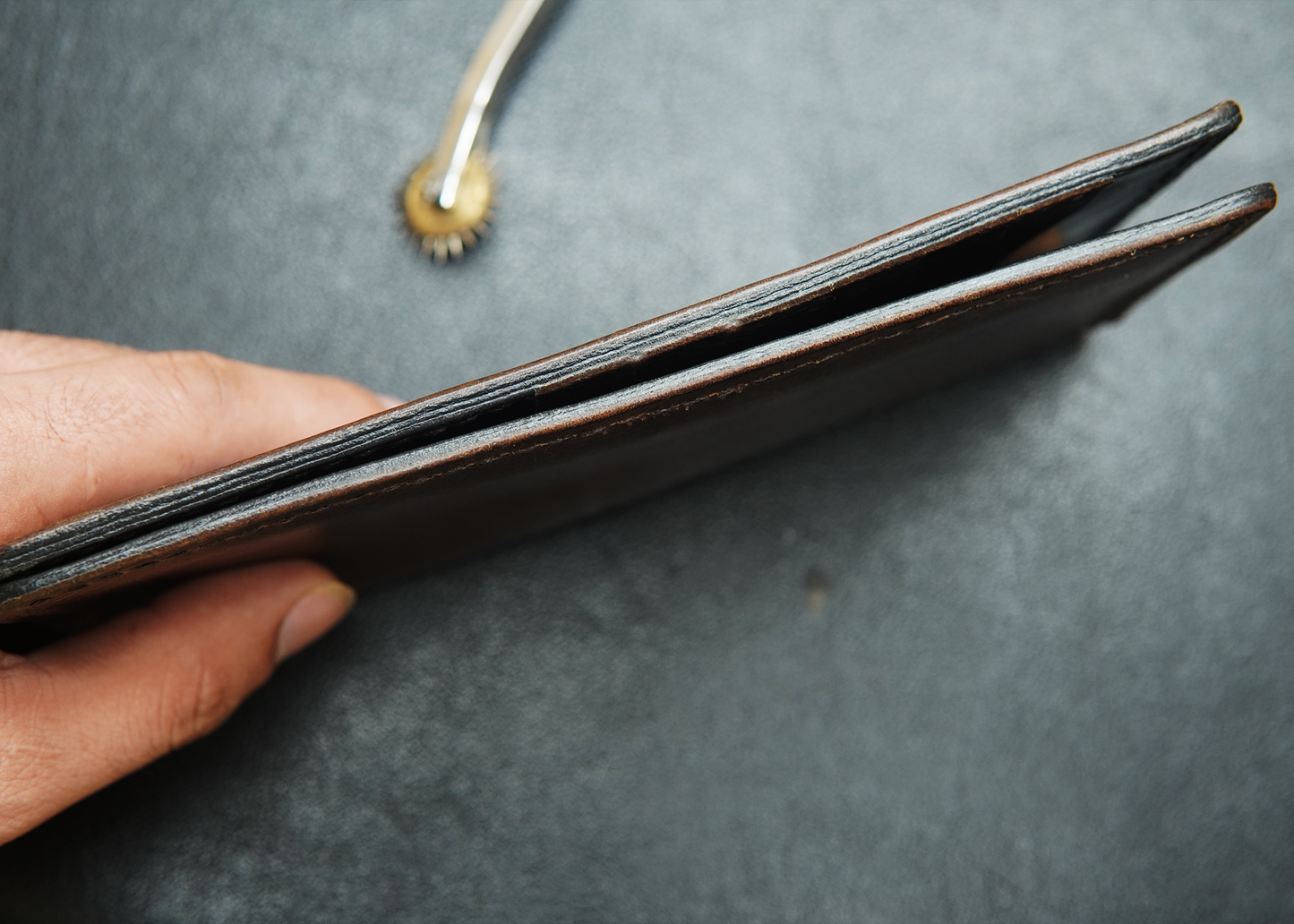 Handcrafted men’s wallet made from high-quality leather