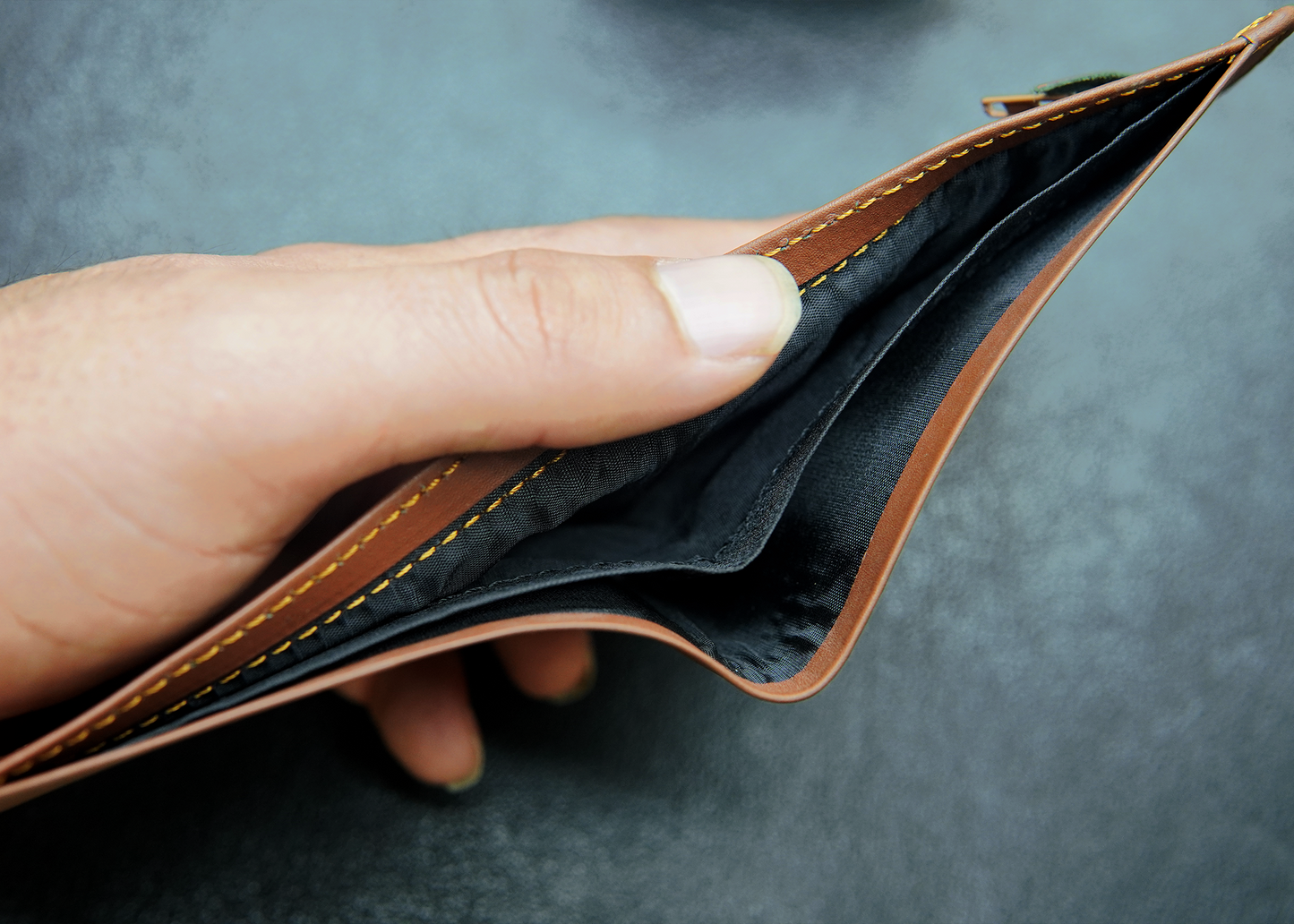Luxury brown wallet for men – durable, compact, and sophisticated.