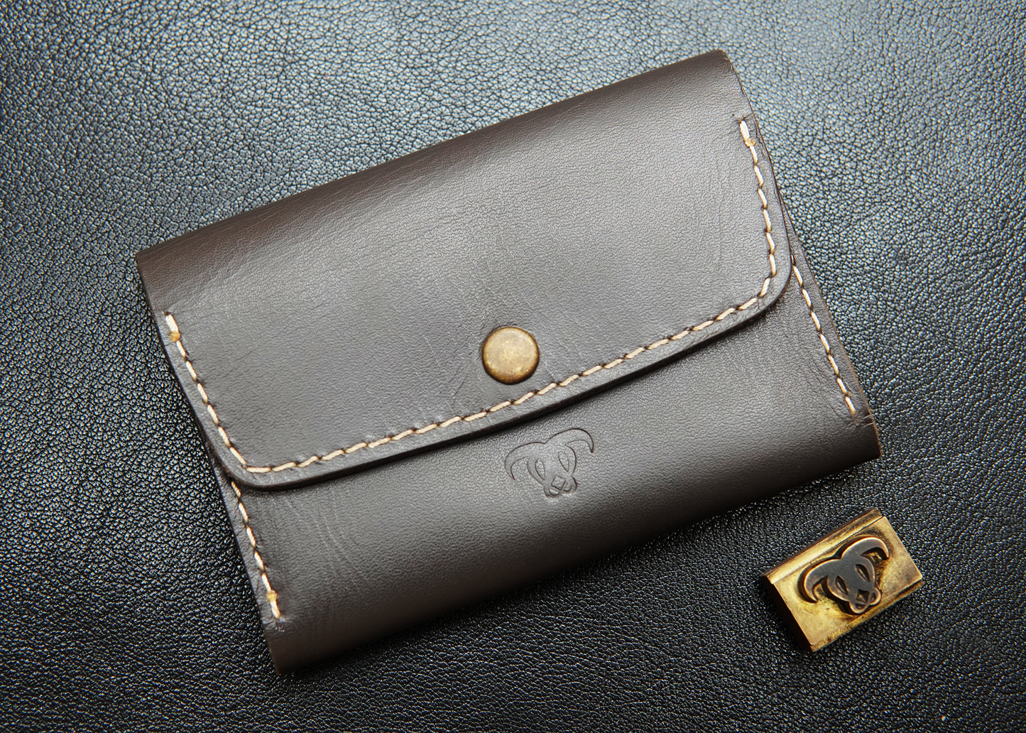 Luxury leather card holder, perfect for everyday use.