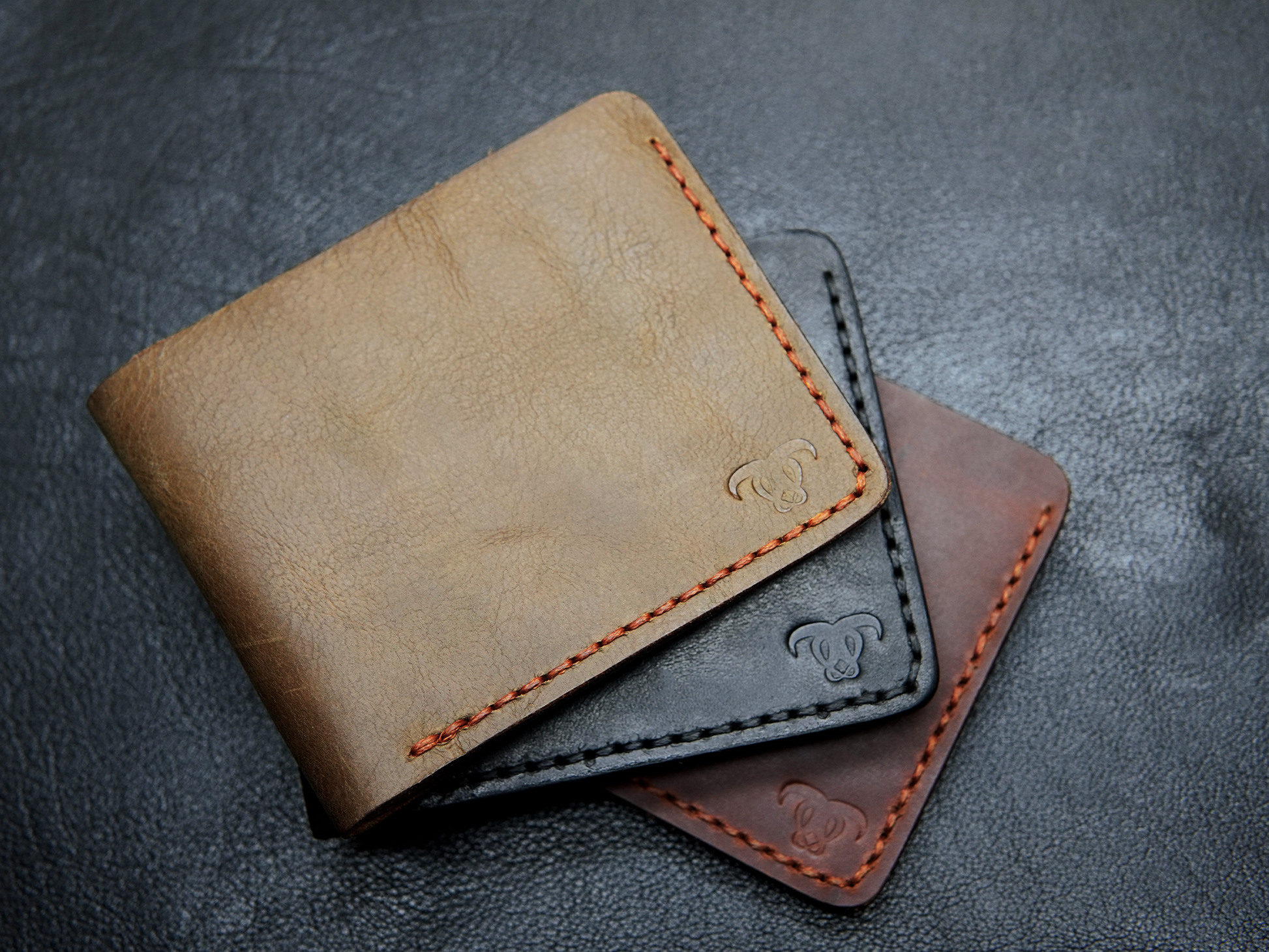 Premium Full-Grain Leather Texture