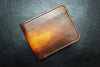 Two-tone leather wallet for men 