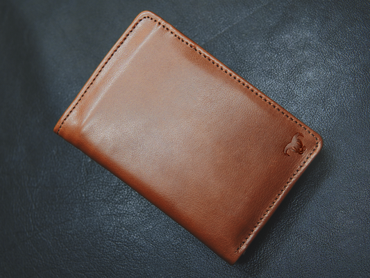 Brown leather wallet – stylish bifold with soft leather finish"