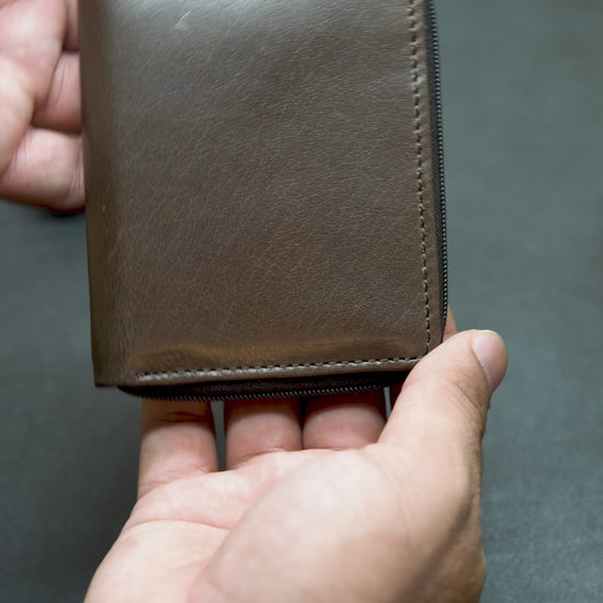 Men's zipper wallet