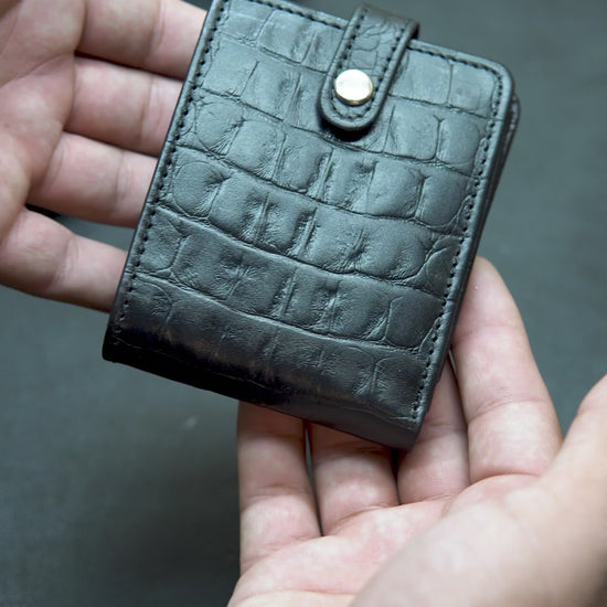 Black trifold wallet