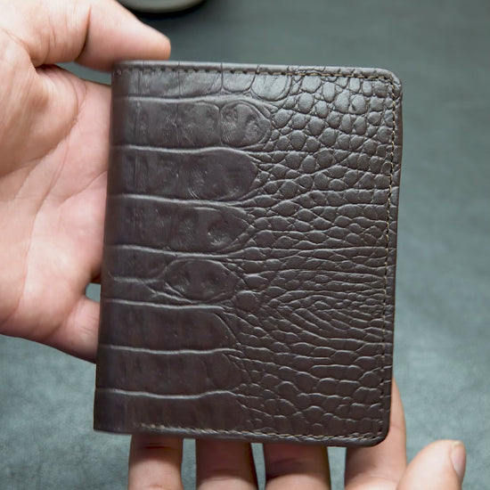 Close-Up of Textured Full-Grain Leather Surface