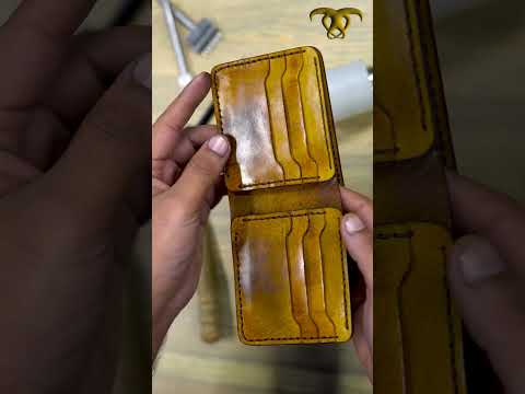 Dual Infinity two-tone leather wallet video preview

